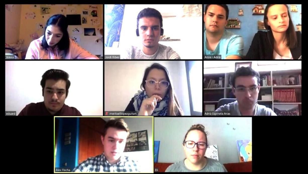 Reunió telemàtica de la Secció Jove de Demòcrates.