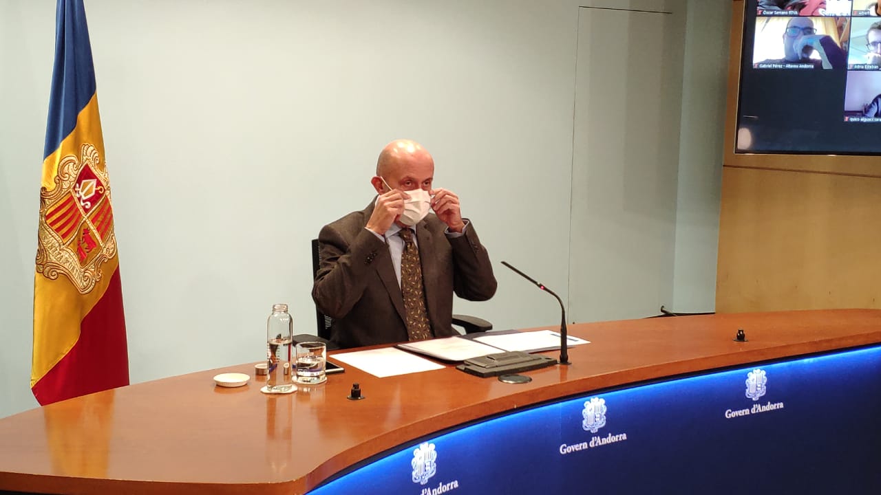 Benazet, durant la roda de premsa.