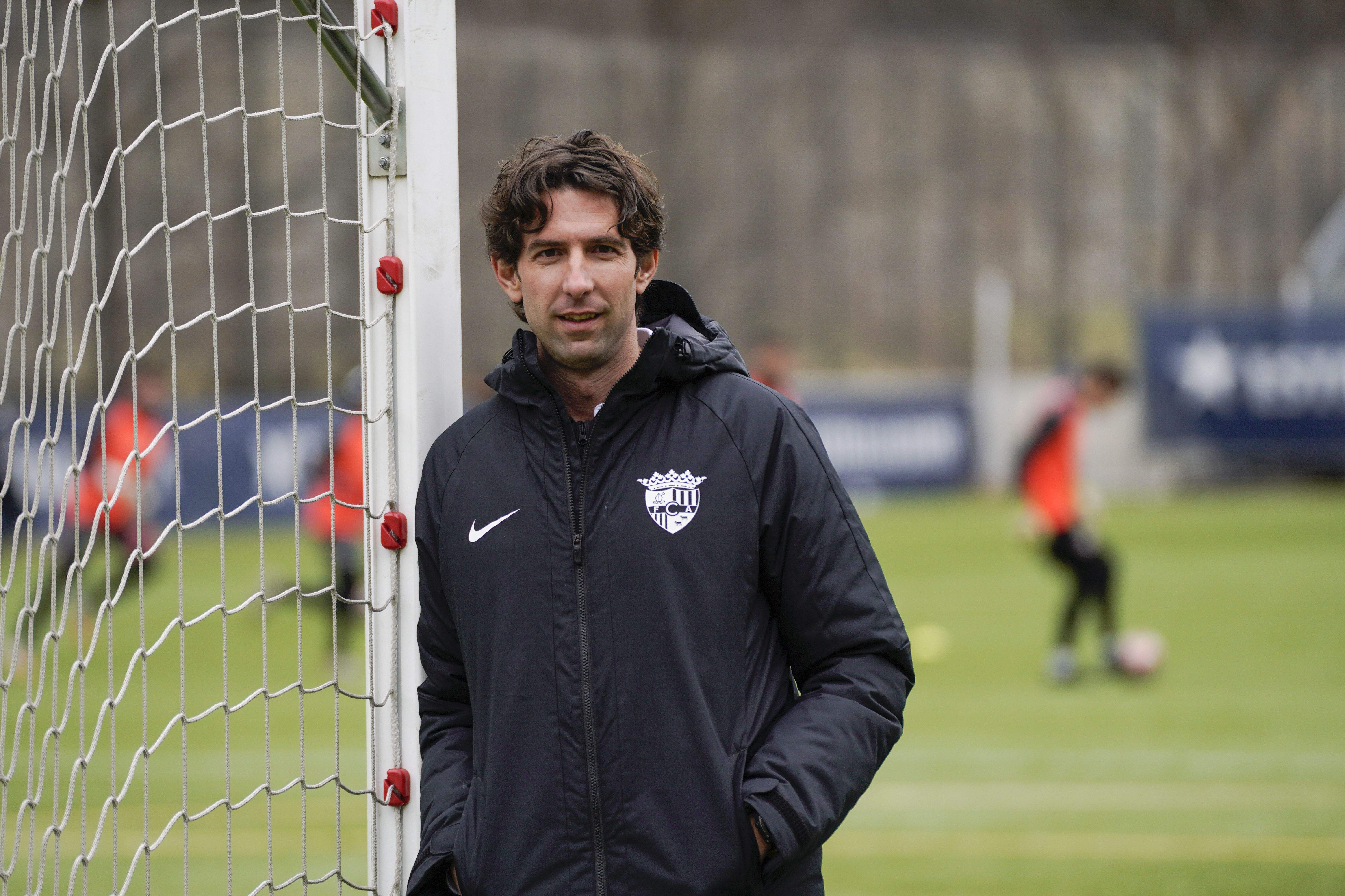 Jaume Nogués, director esportiu de l'Andorra, a Prada de Moles.