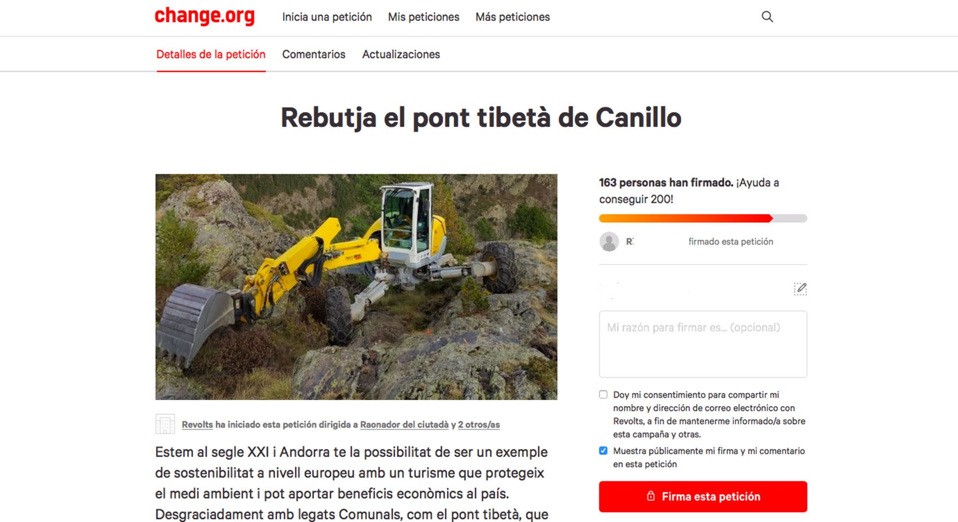 Captura d'imatge de la campanya.