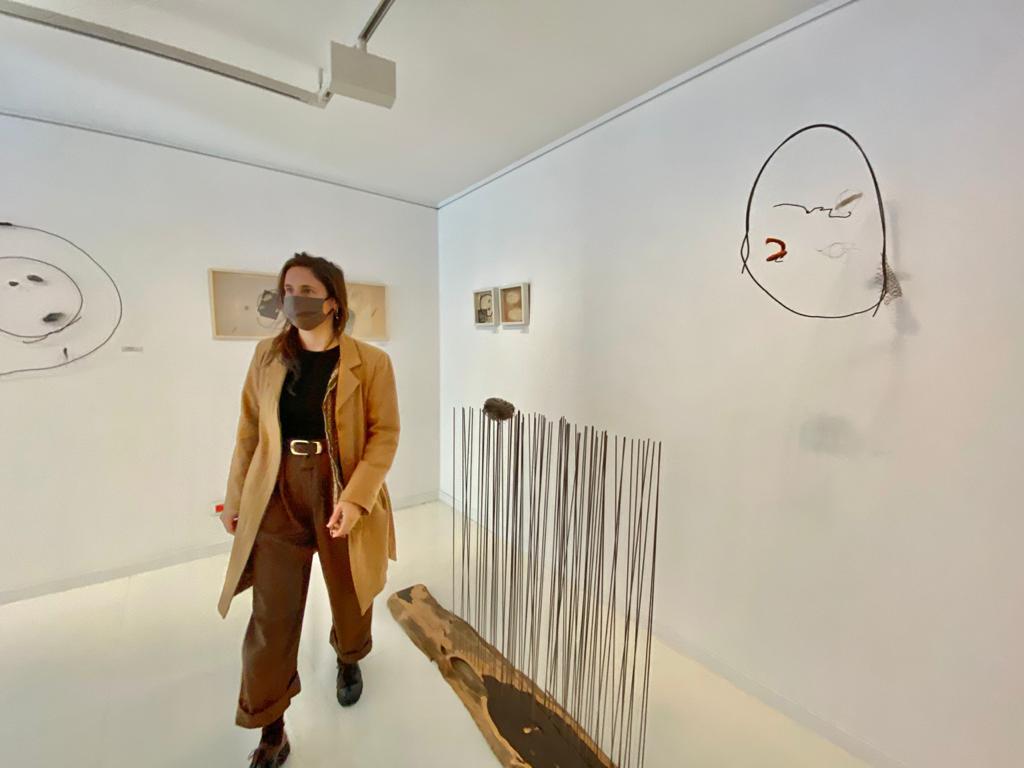 Laura Maresc diumenge passat a la mostra.