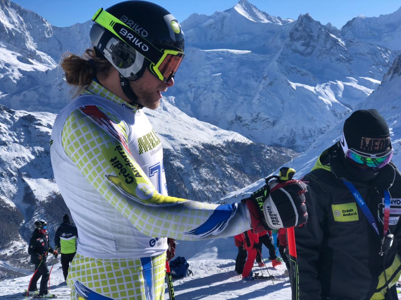 Vargas, aquest dilluns a Zinal.