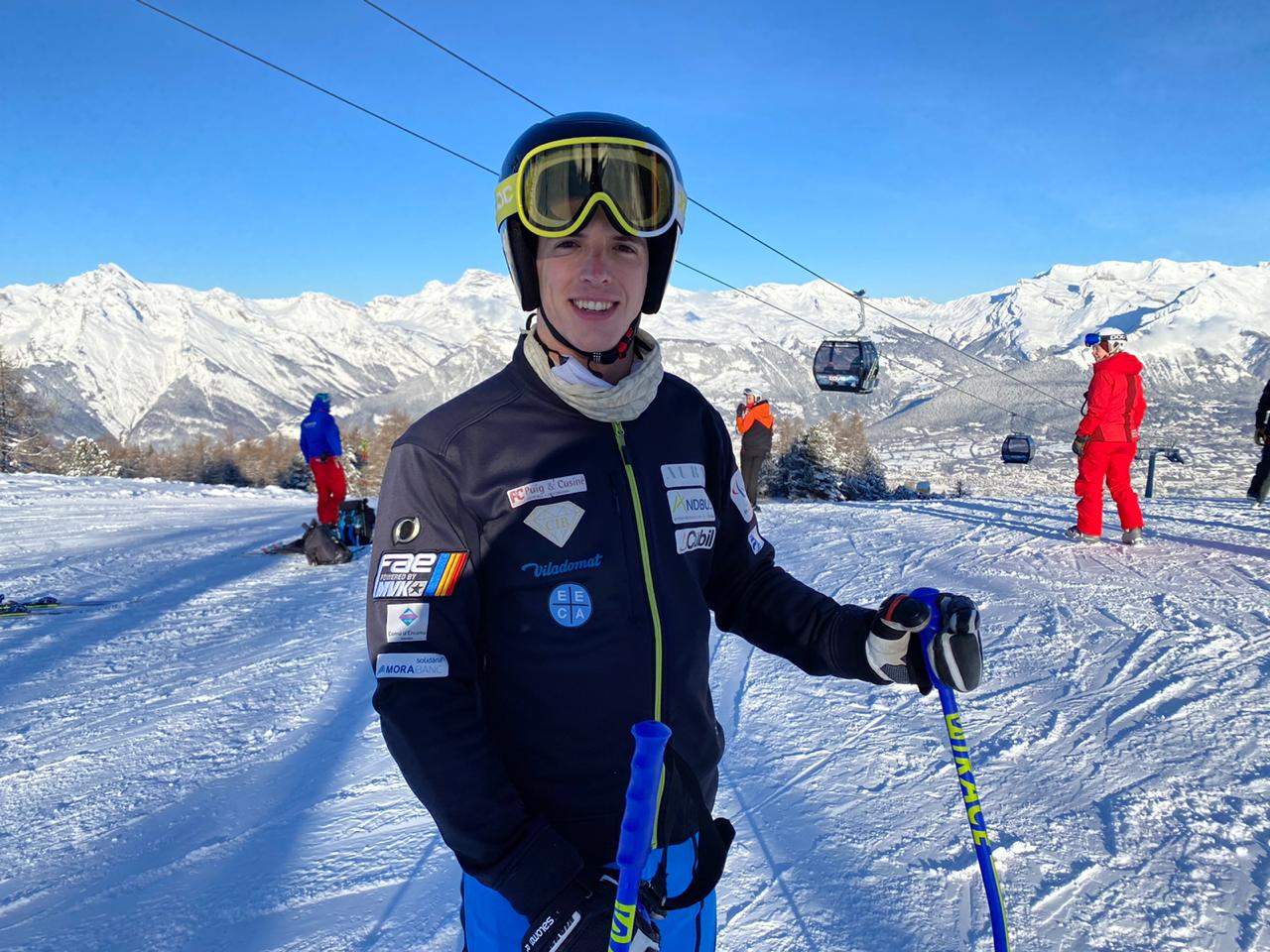 Roger Puig a Veysonnaz.