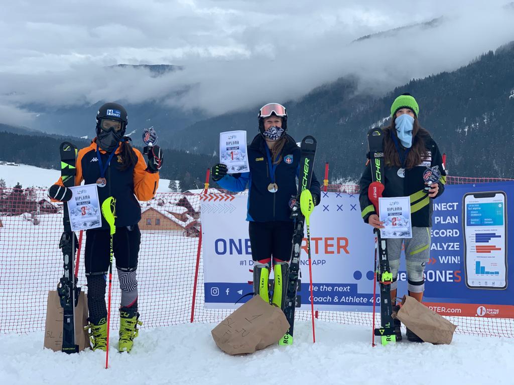 Carla Mijares al podi del Nacional lituà.