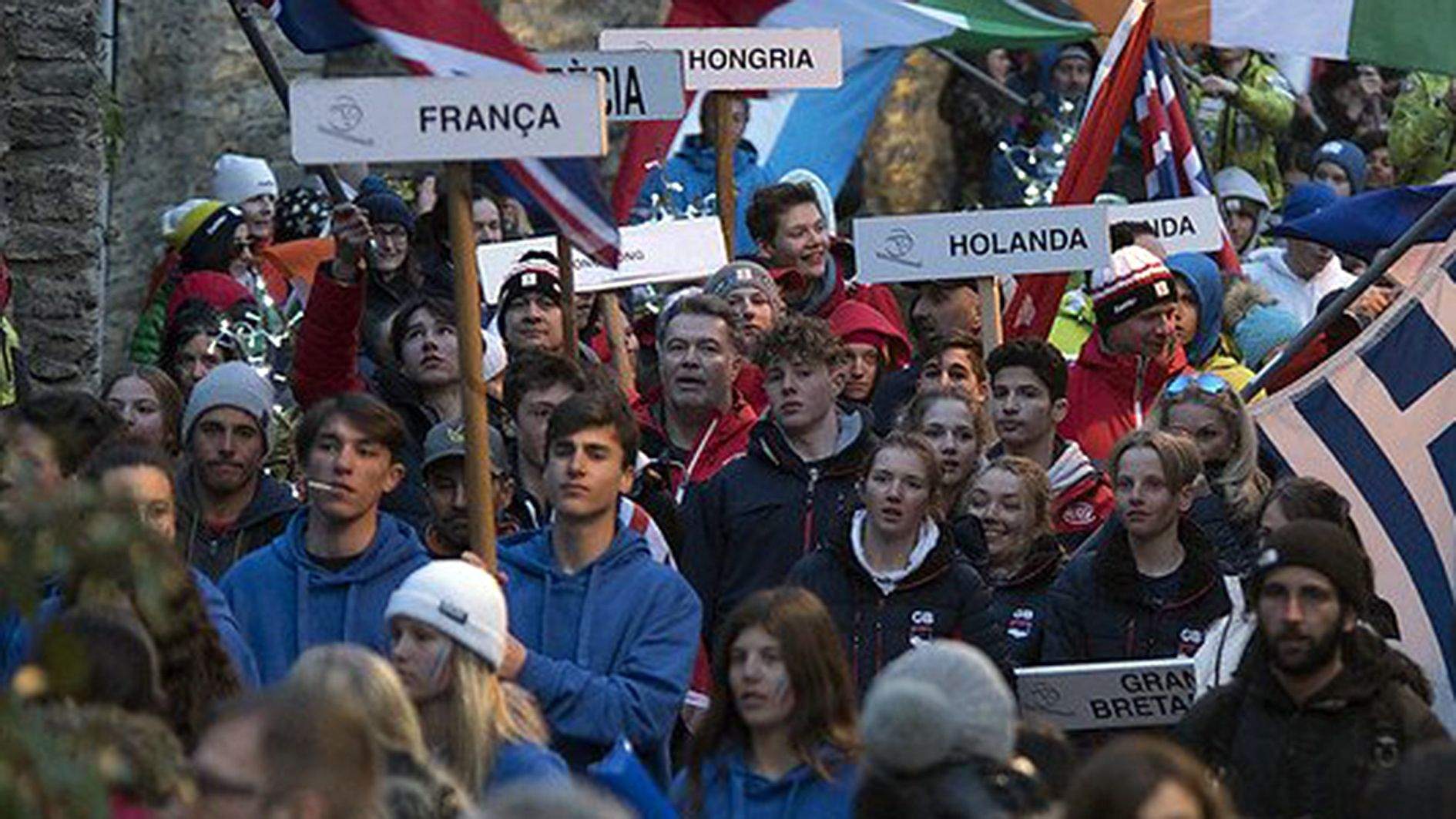 Una imatge de la presentació d'equips en una de les edicions anteriors del Trofeu Borrufa.