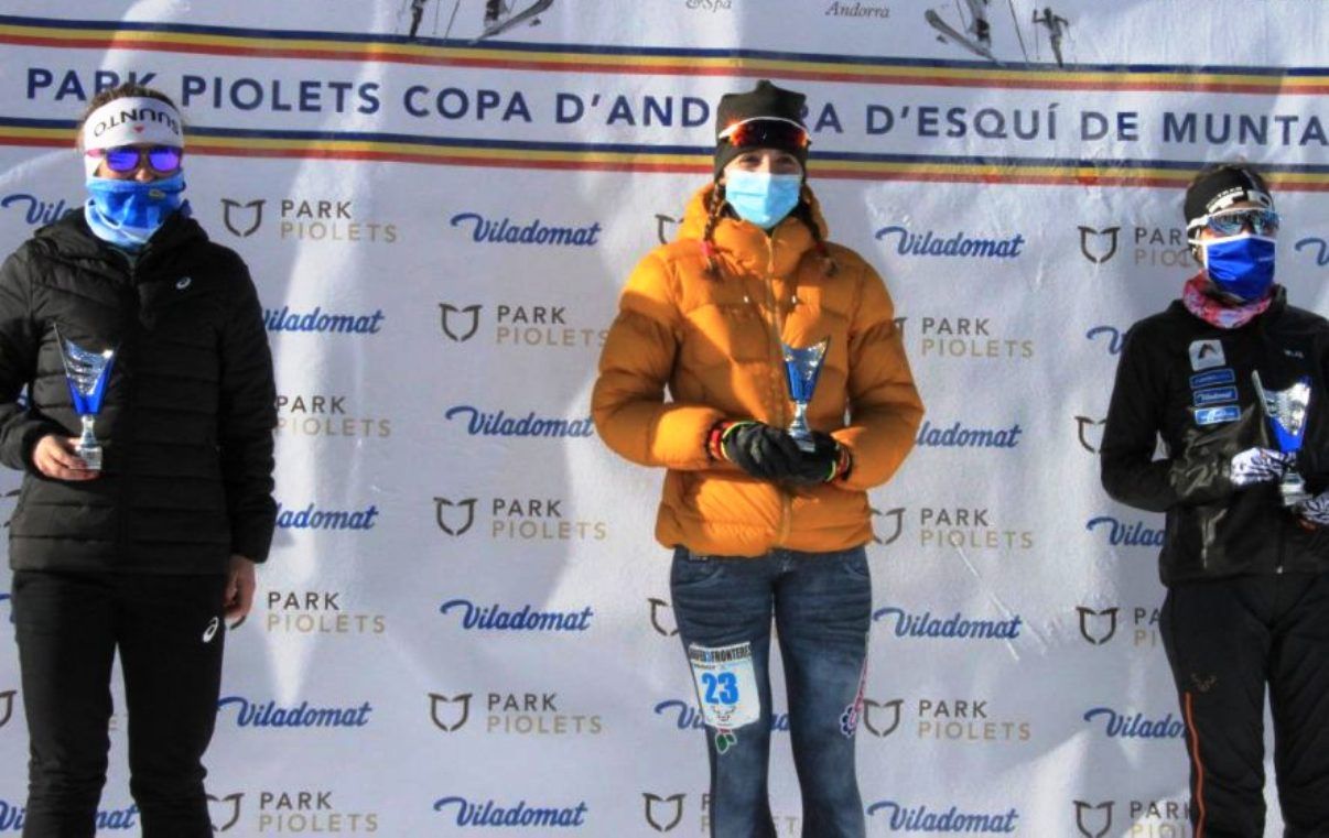 Laia Sebastià (centre) ha estat la guanyadora de la prova.