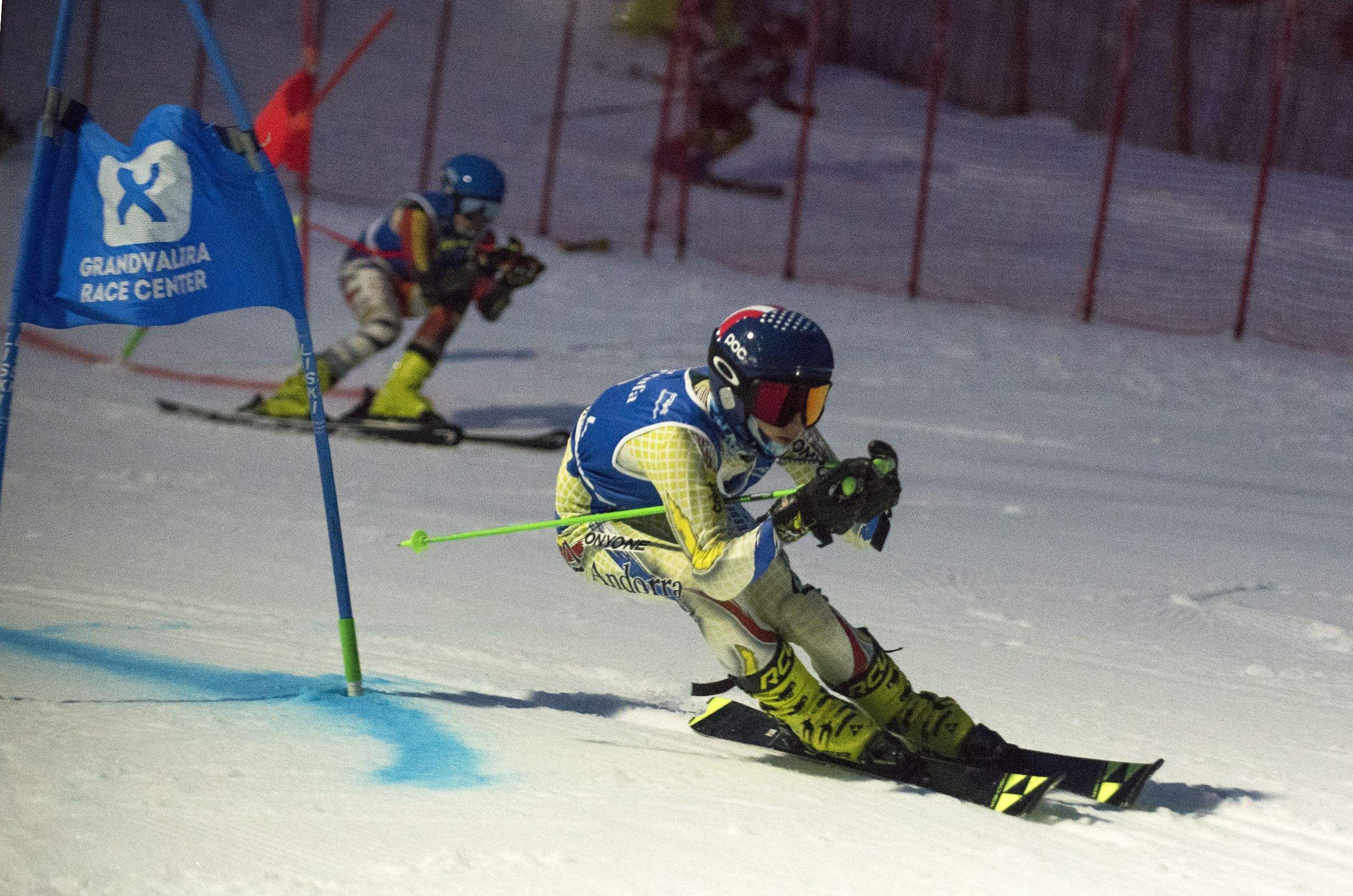 Un dels duels a la pista El Canaro.