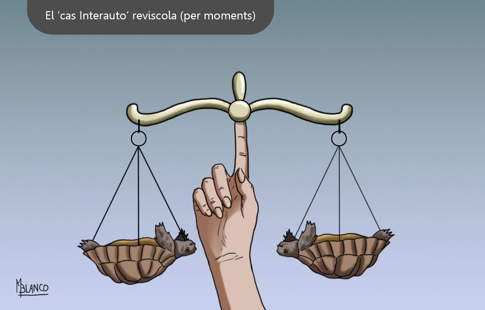 Martín Blanco retrata la lentitud de la Justícia.