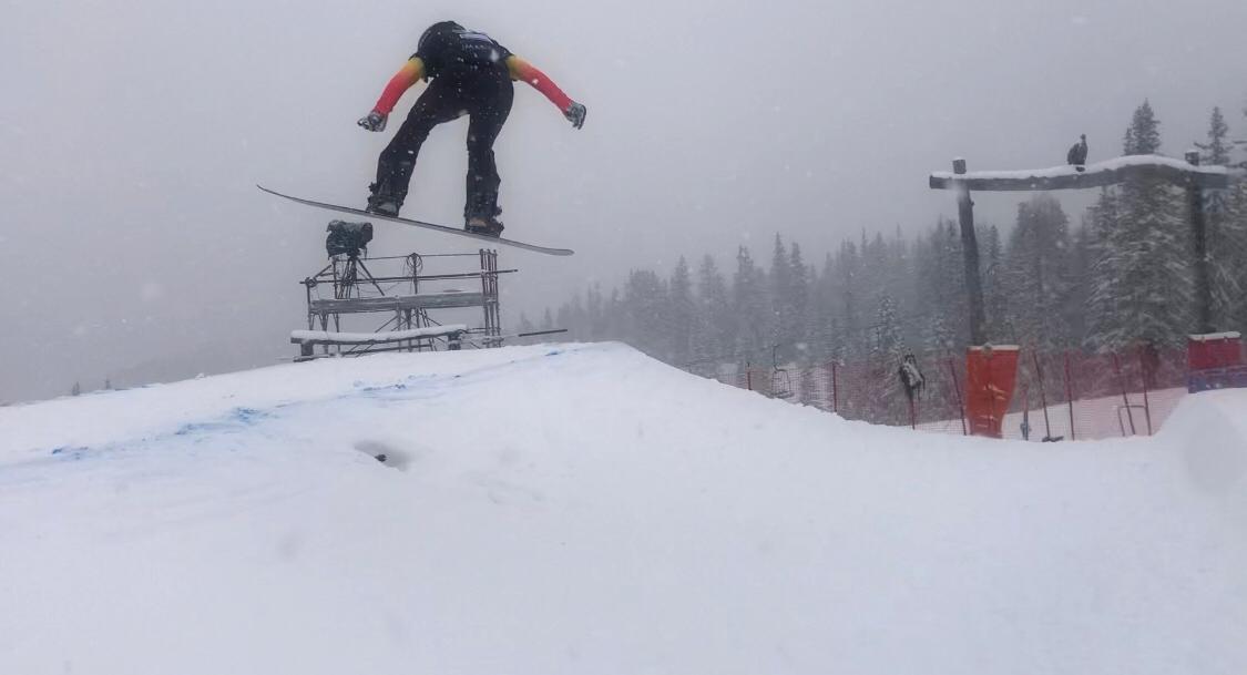 Maeva Estevez en una prova d'aquesta temporada.