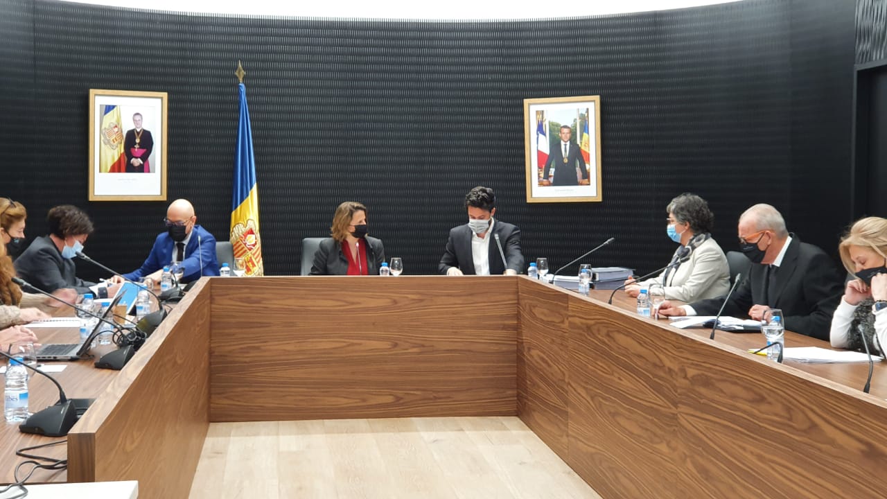 Una imatge del consell de comú d'Escaldes-Engordany