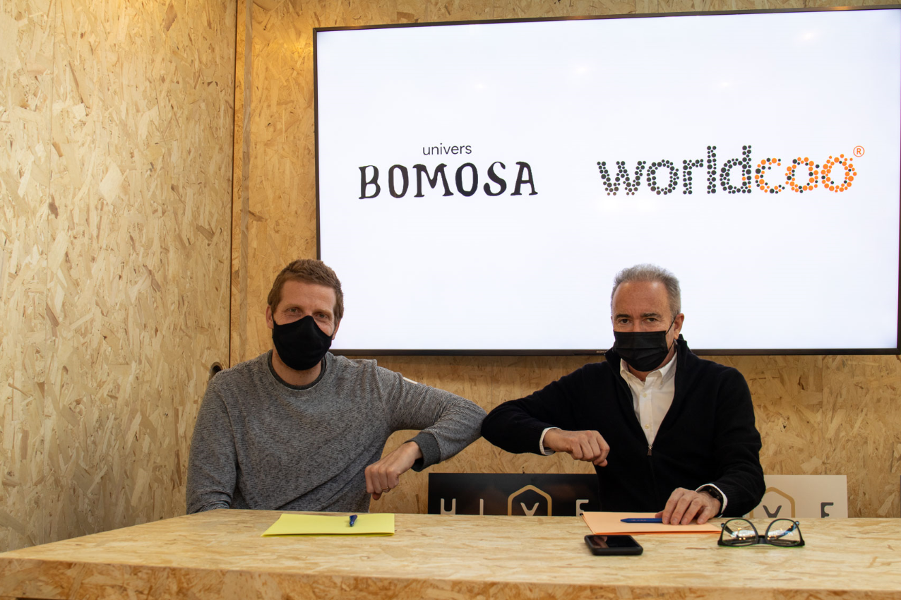 Sergi Figueres, cofundador i CEO de Worldcoo, i  i Turi Mora, fundador d’Univers Bomosa.