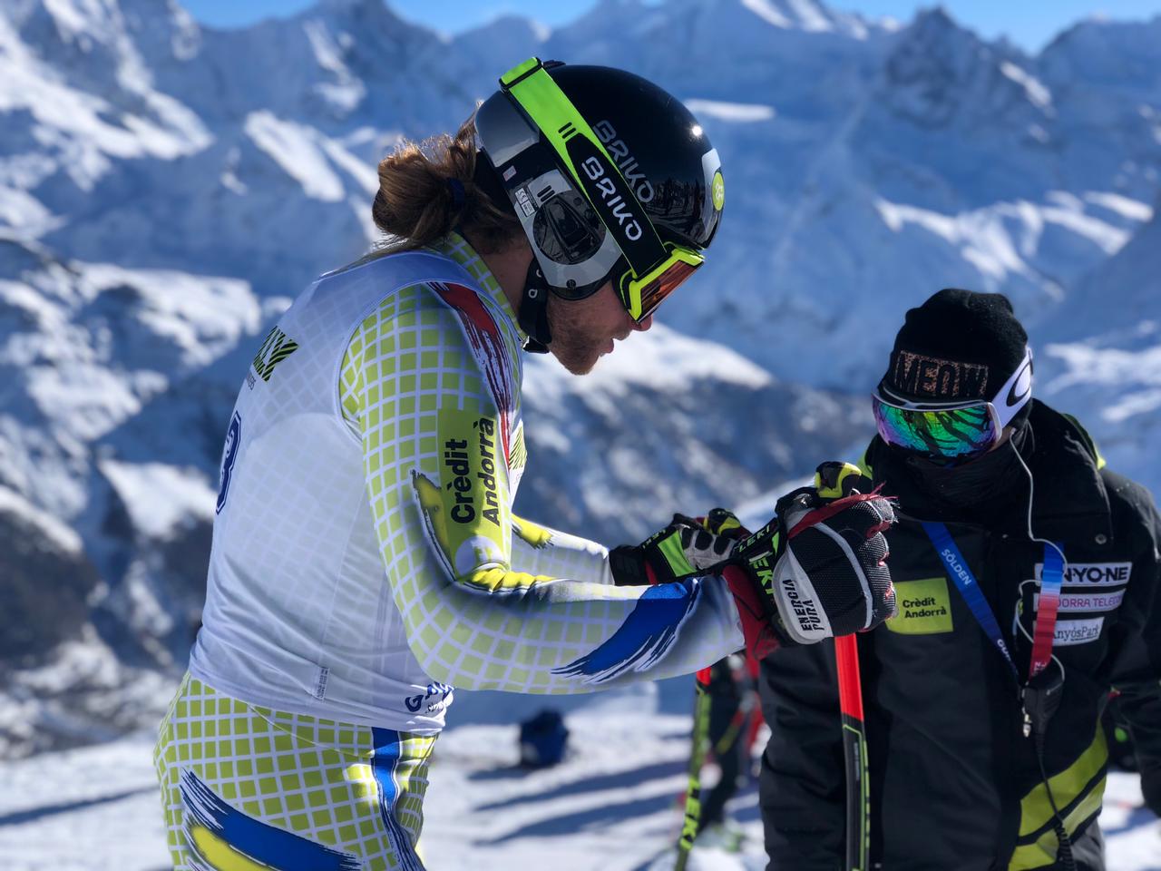 Matías Vargas en una prova anterior.