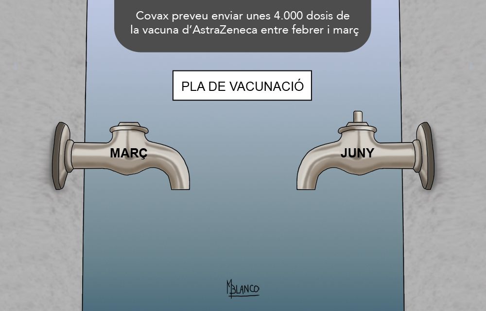 El pla de vacunació de Martín Blanco.