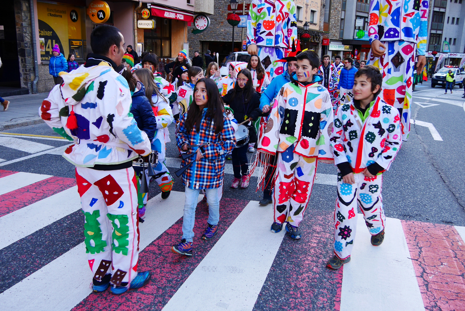 Un instant d'un Carnaval de Canillo de fa uns anys.