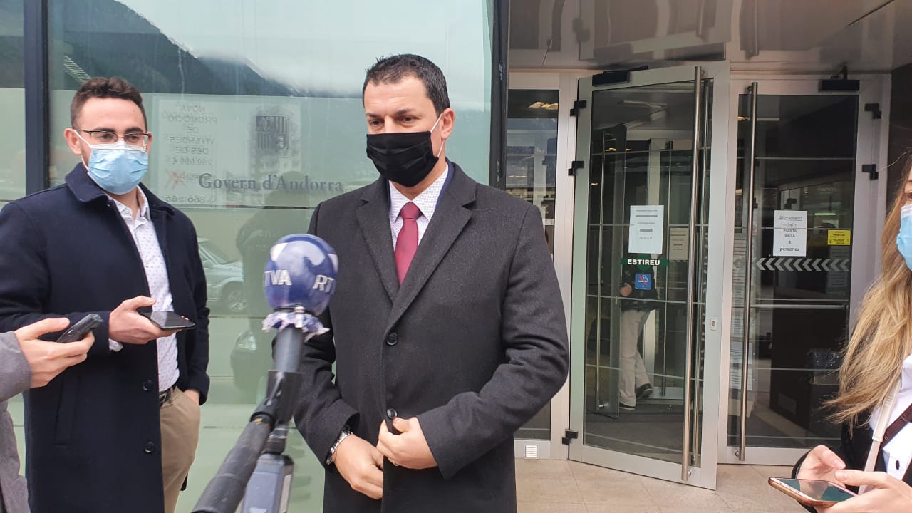 El ministre Jordi Gallardo.