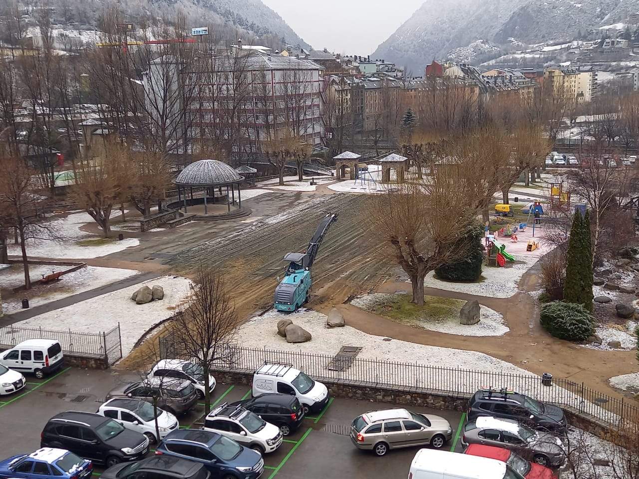 Una vista del Prat Gran, aquesta tarda.