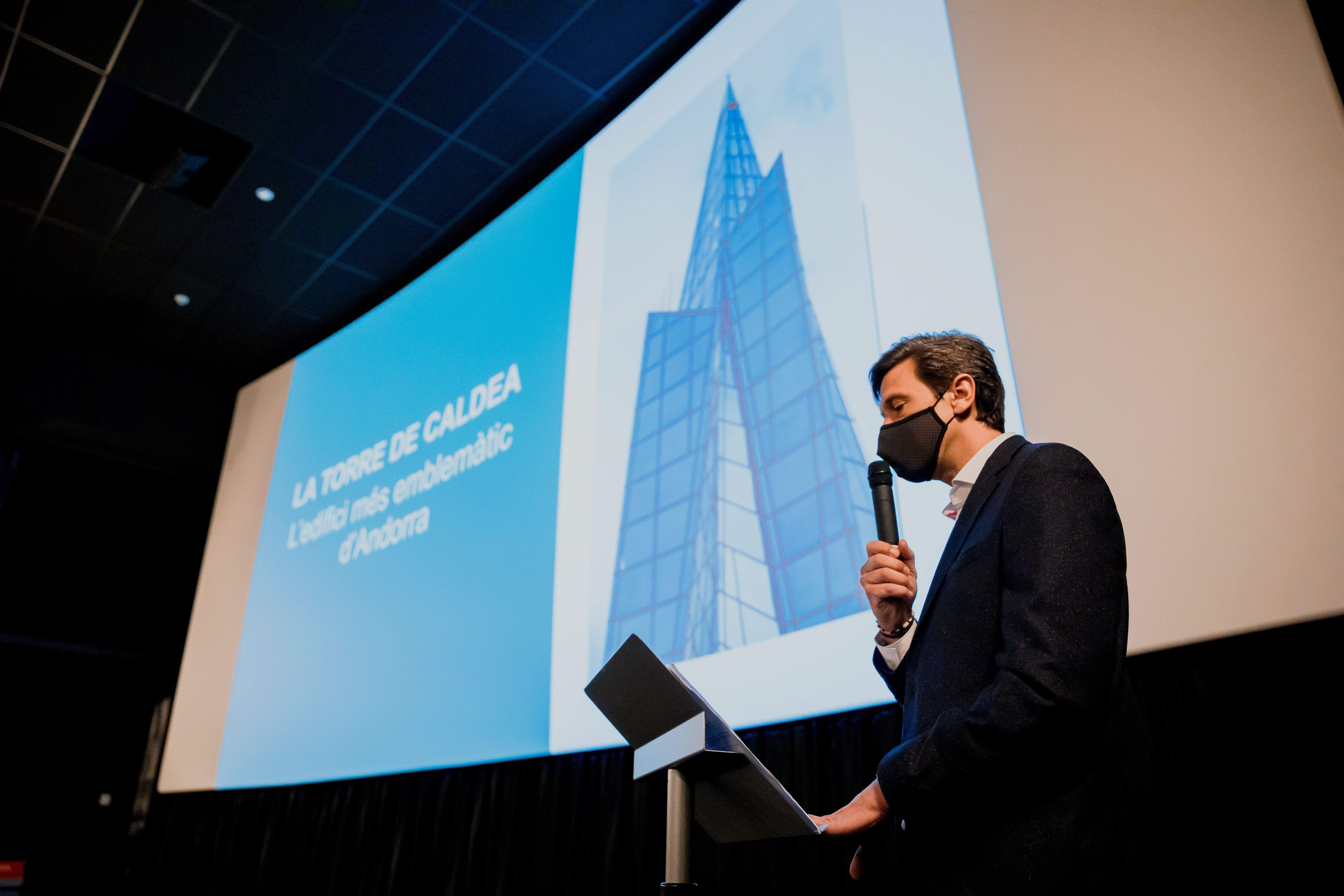 Una imatge de la presentació del projecte.