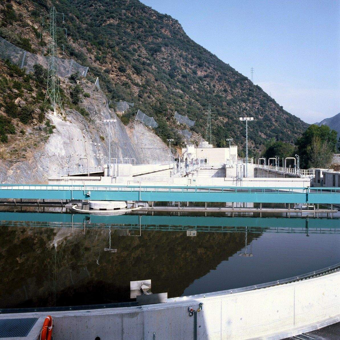 Una imatge de la depuradora de Sant Julià.