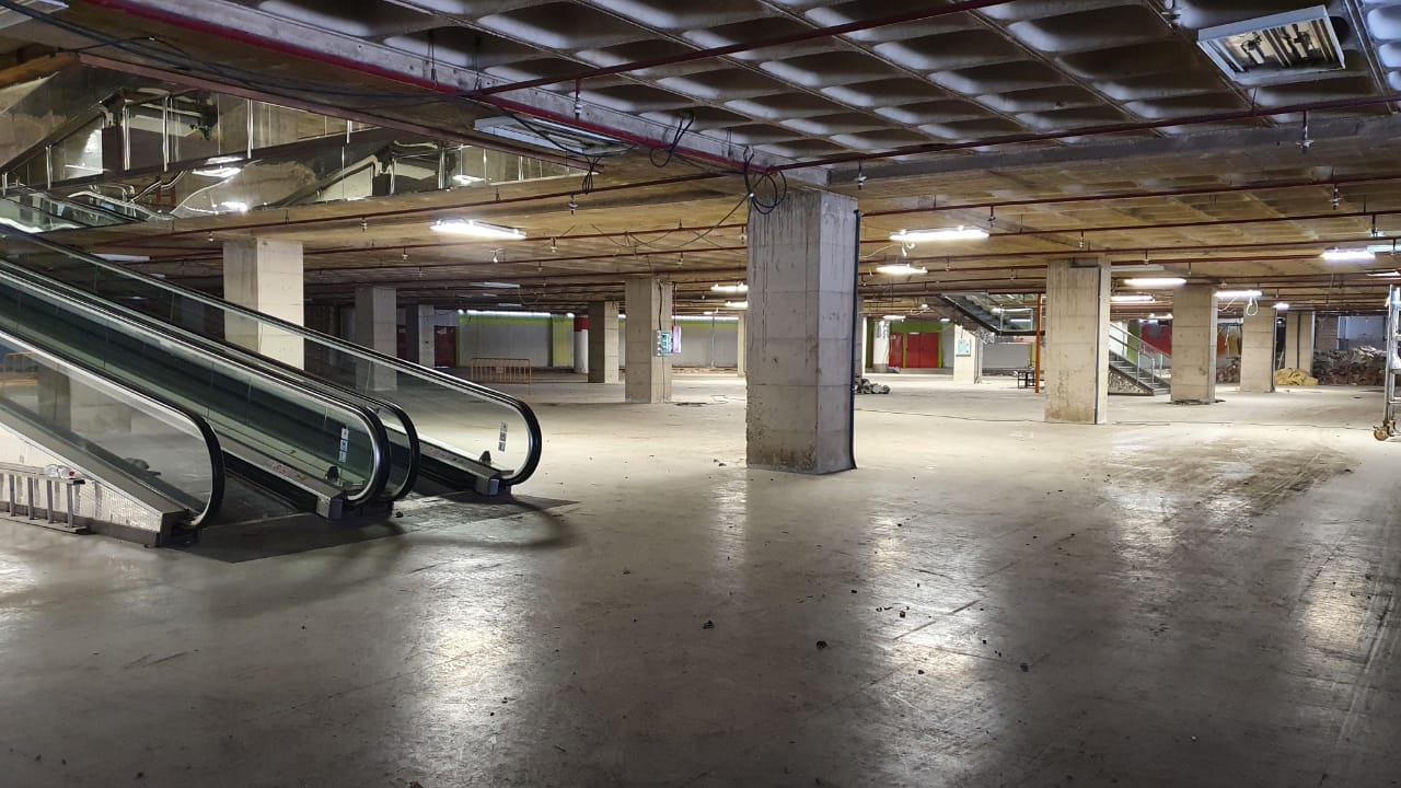 Estat actual de la planta baixa de l'edifici