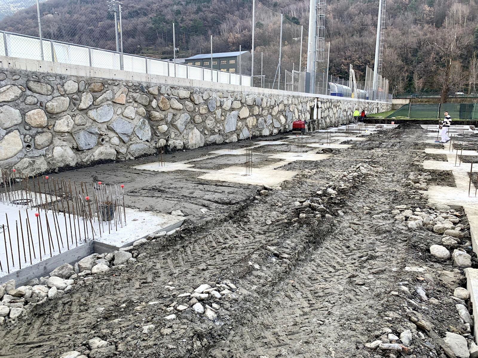 Les obres al centre d'entrenament de la FAF han començat aquesta setmana.