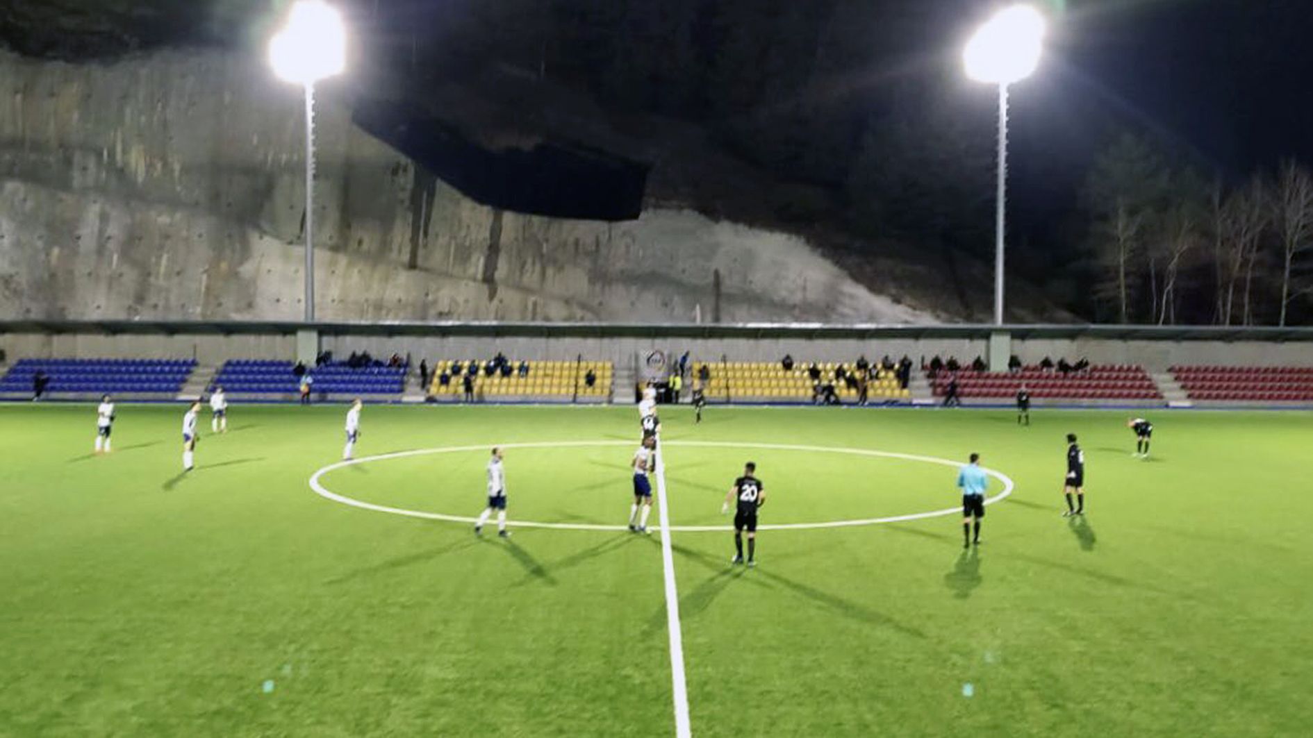 La sacada inicial del matx.