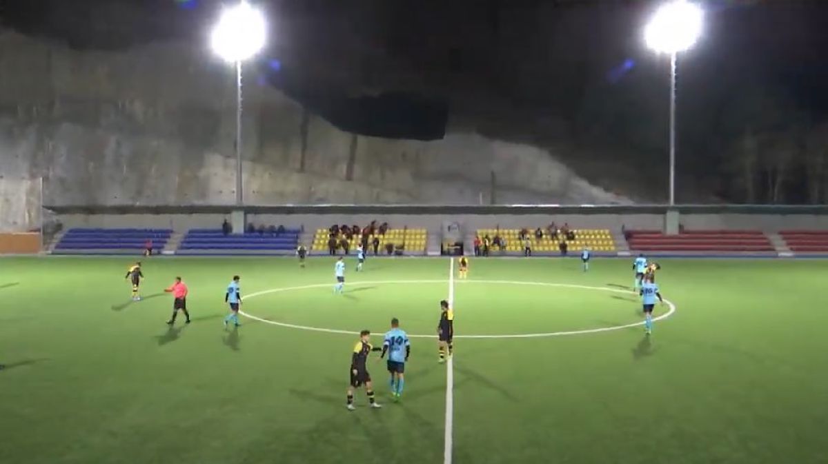 El duel entre l'UE Santa Coloma i l'Immobiliària CISA s'ha disputat a les noves instal·lacions de la Massana.