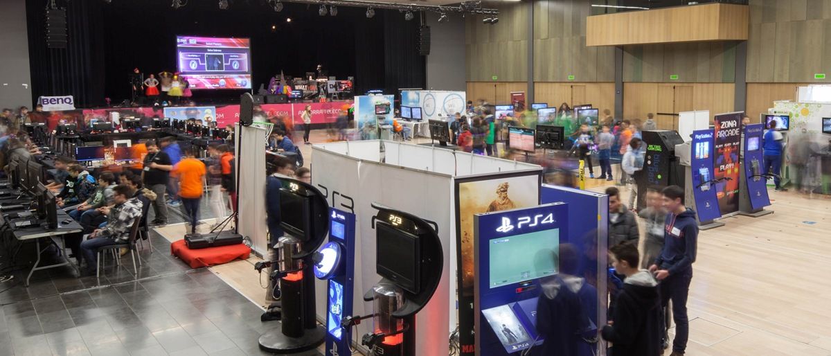 Una edició anterior del Saló del Videojoc.