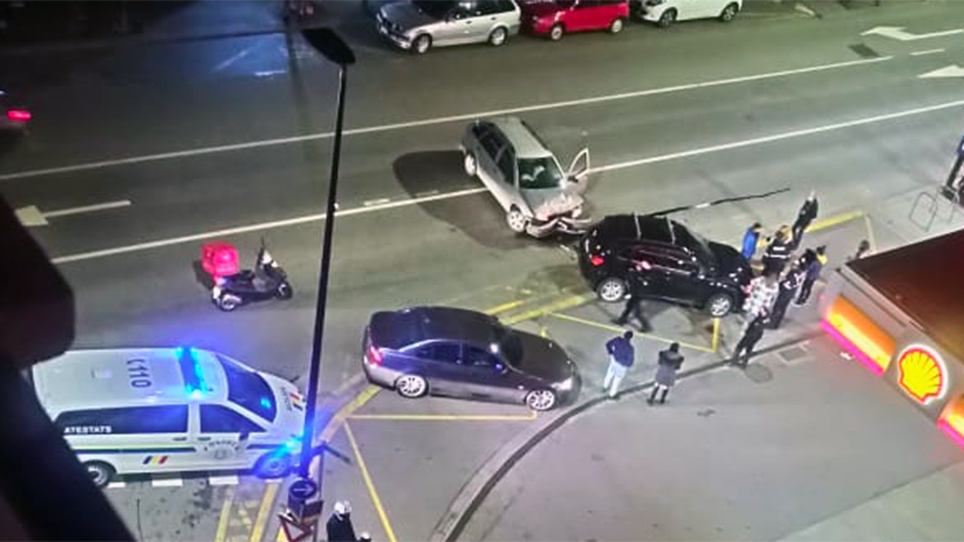 Imatge del sinistre pot després d'haver succeït.