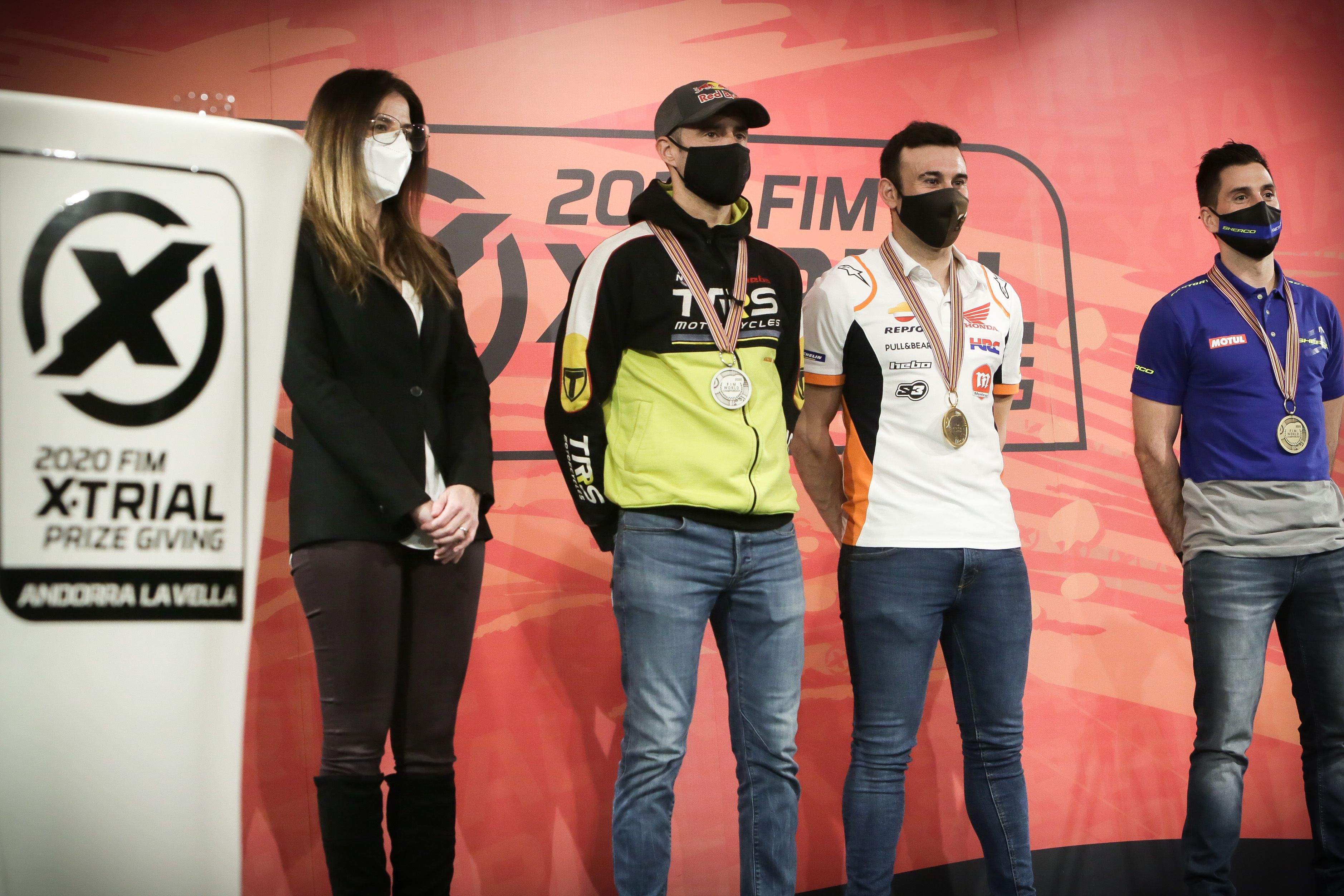 Un instant de l'acte de lliurament dels premis de la temporada 2020.