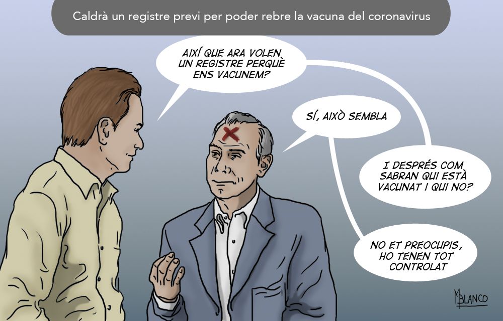 Registrar-se per poder ser vacunats.