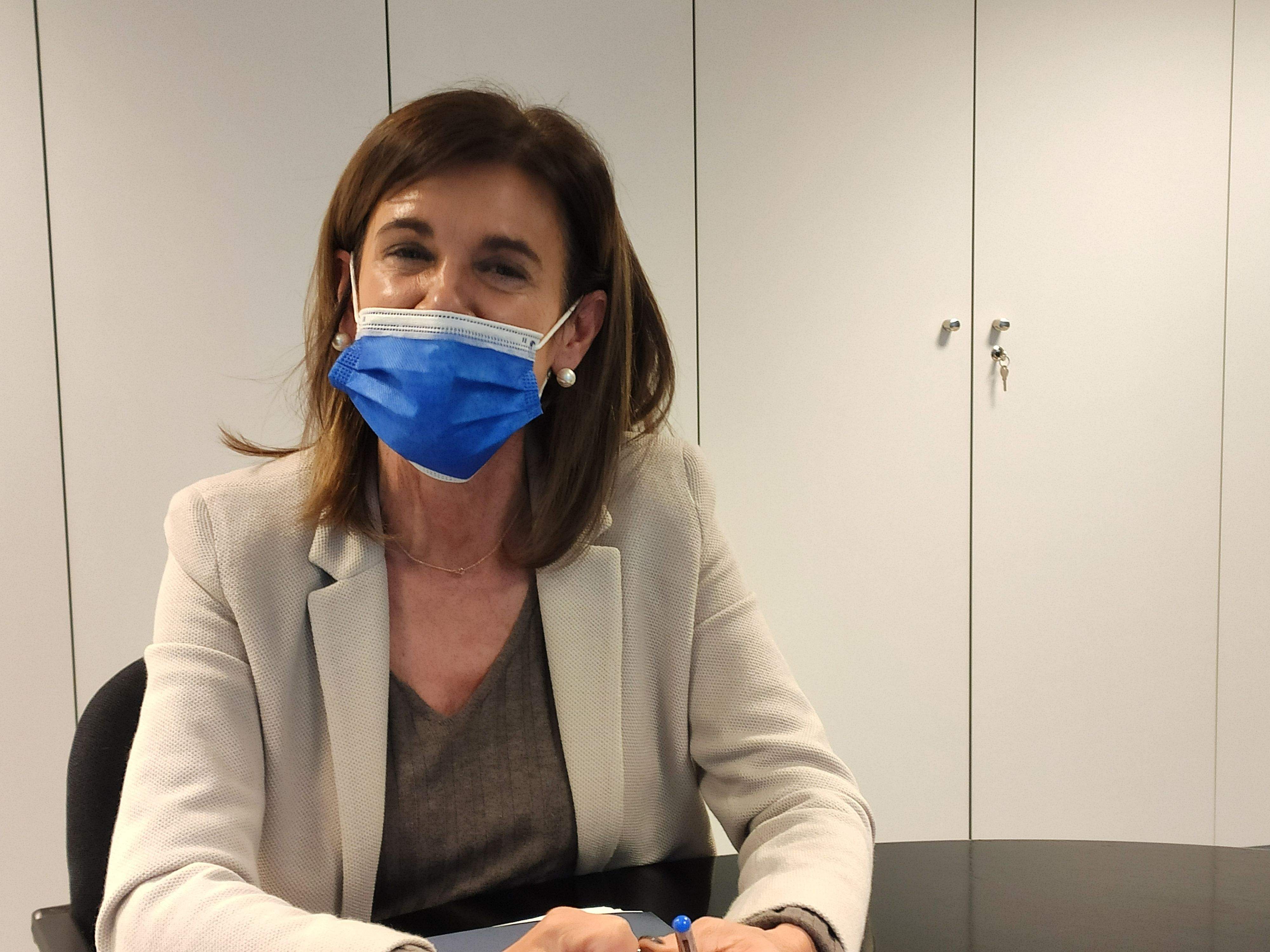 Ester Vilarrubla, al seu despatx al ministeri d'Educació i Ensenyament Superior.