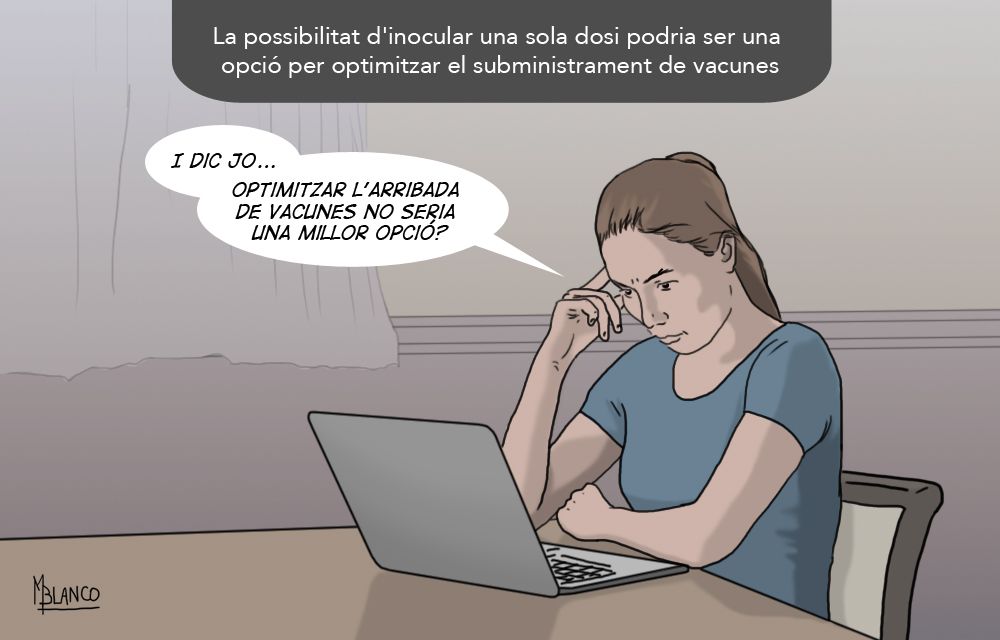 Analitzant l'arribada de vacunes.