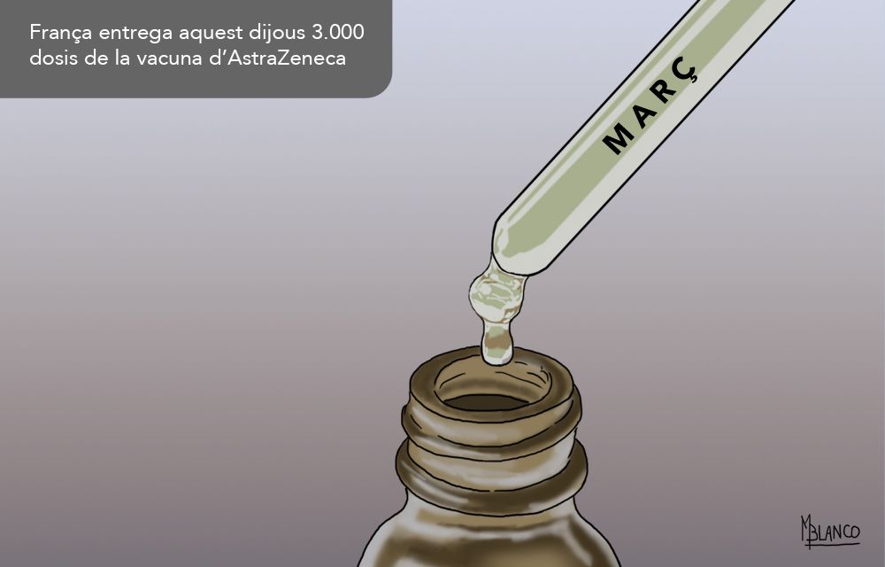 Vacunes a comptagotes.