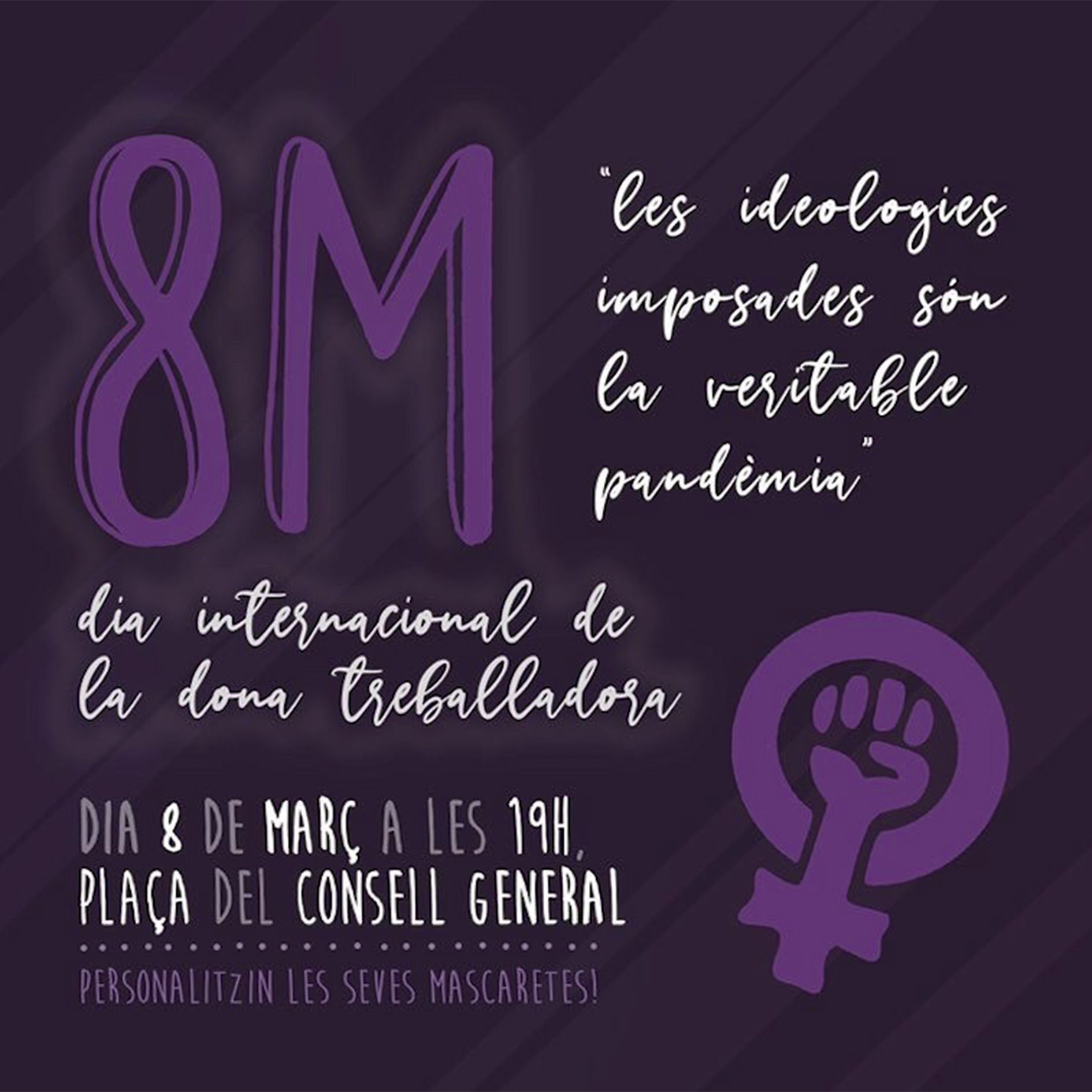 El 'cartell' que serveix per promocionar l'acte.