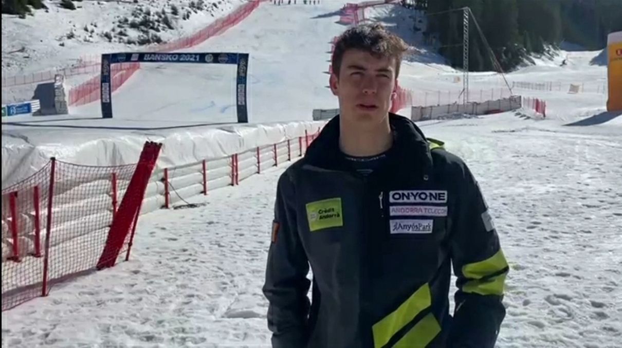 Xavier Cornella a Bansko.