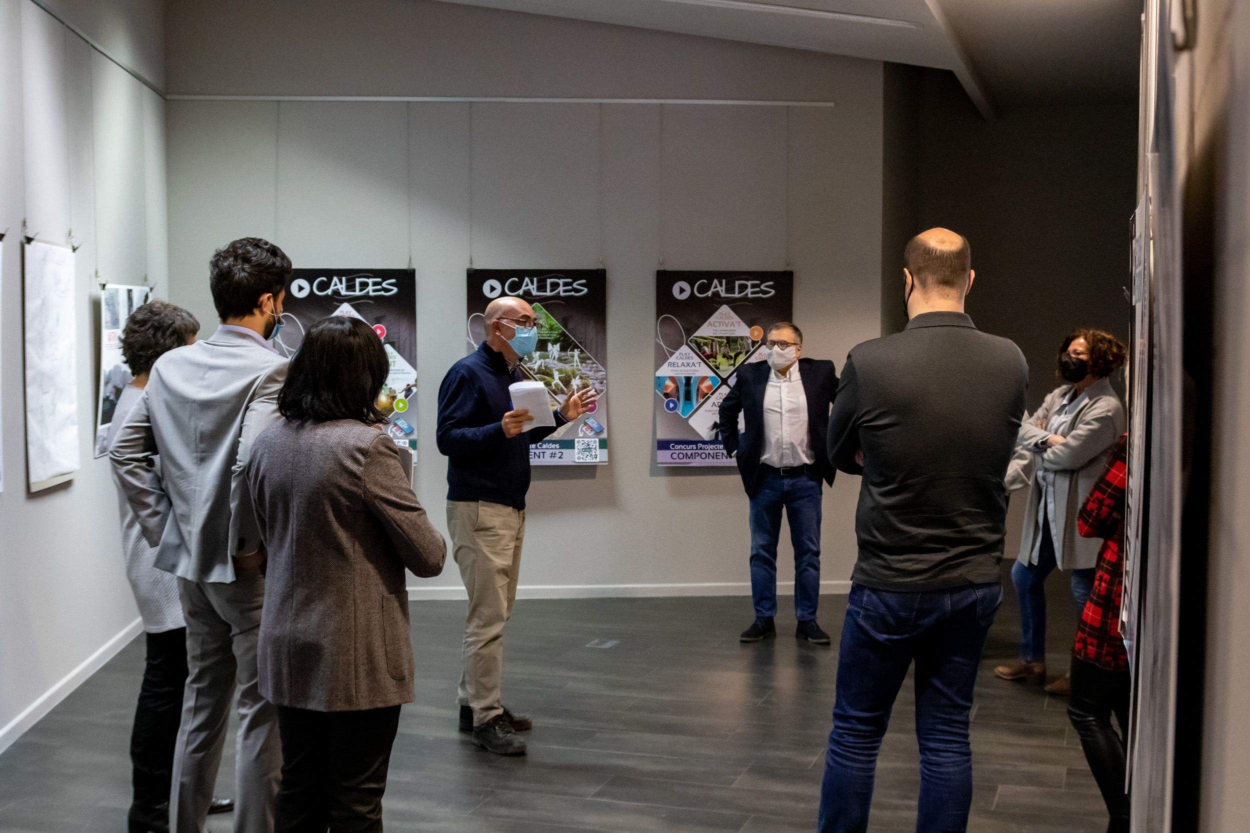 Membres del jurat durant la trobada d'aquest dijous.