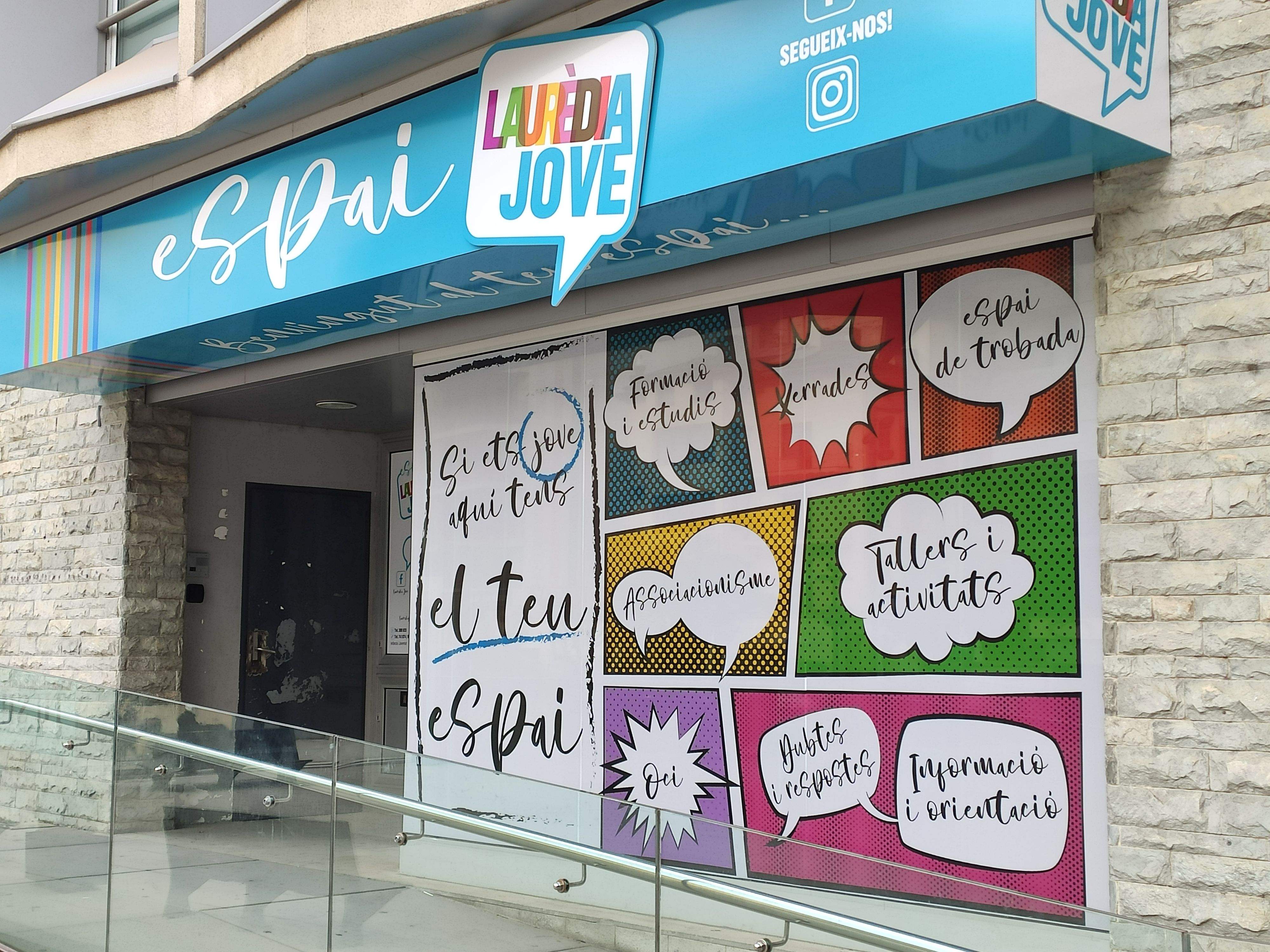 El nou Espai Jove Lauredià, a la plaça de la Germandat.