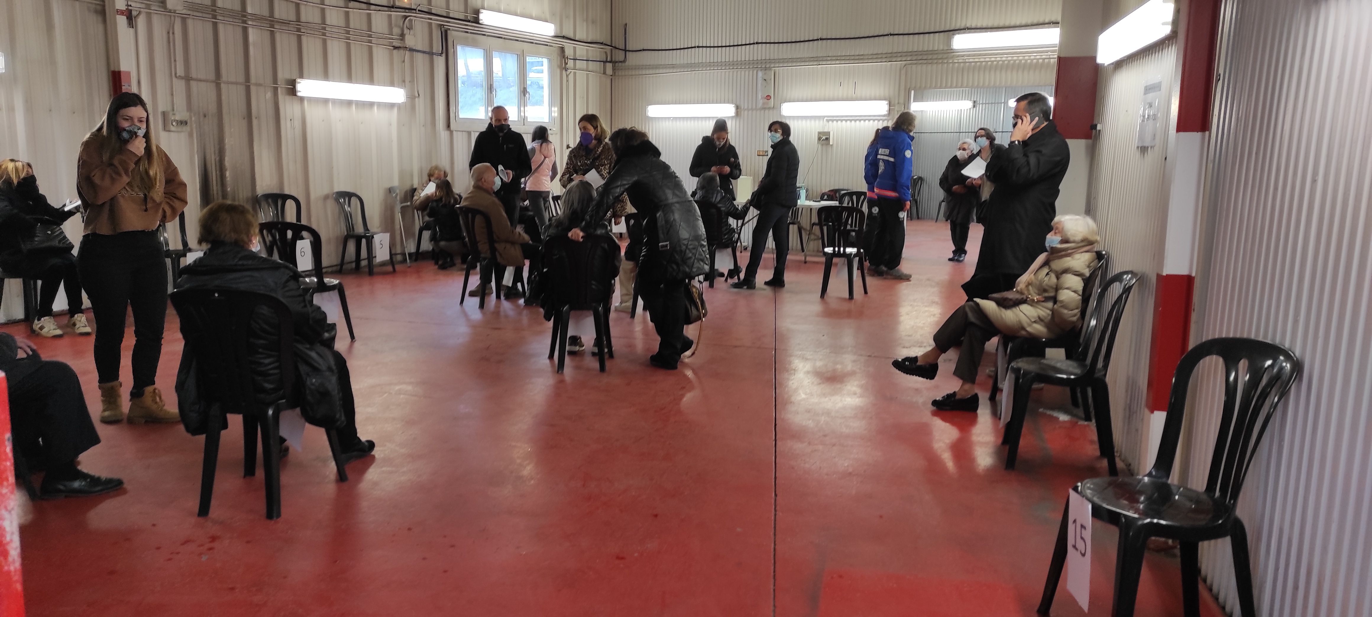 Àrea de repòs i observació. Àrea de repòs i observació.