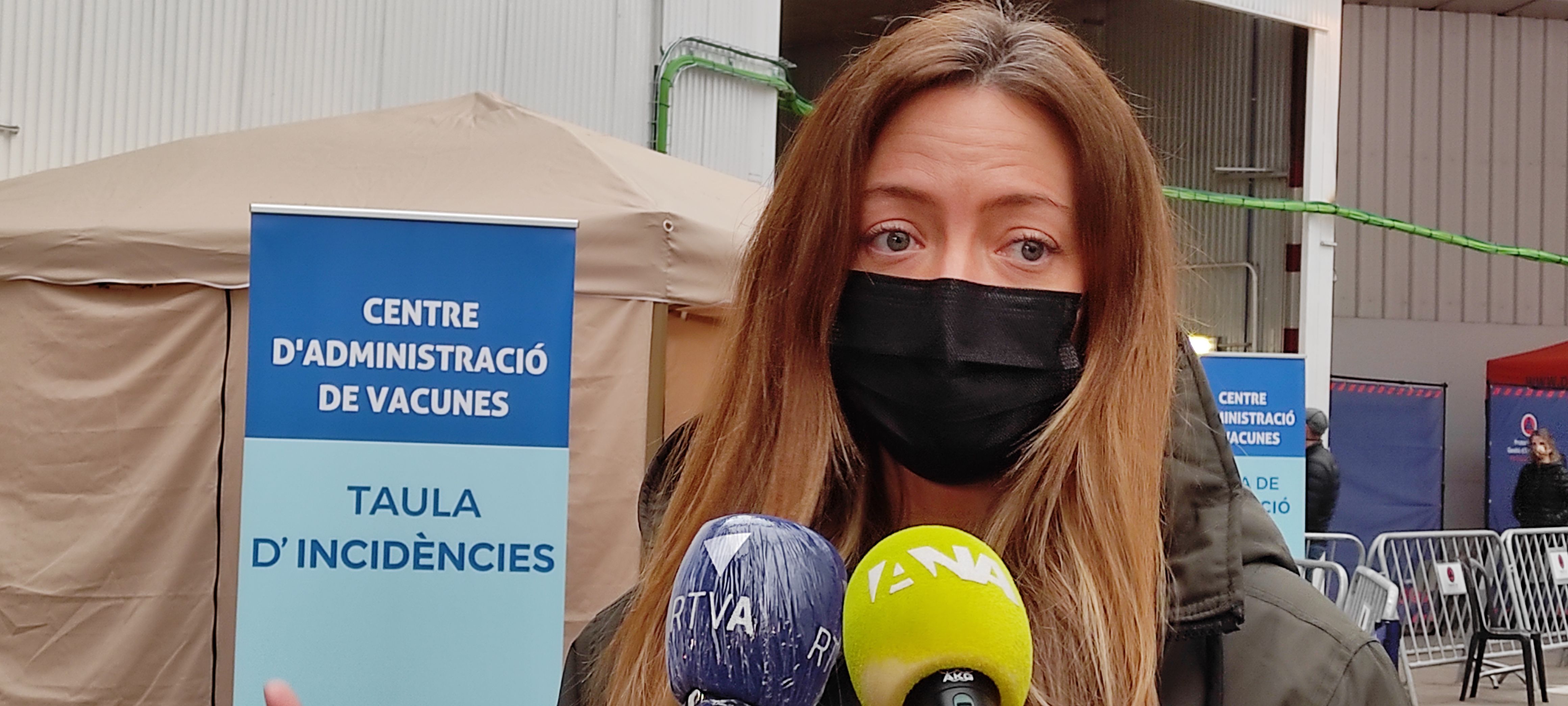 La secretària d'Estat de Salut, Helena Mas, fent un primer balanç de situació. La secretària d'Estat de Salut, Helena Mas, fent un primer balanç de situació.