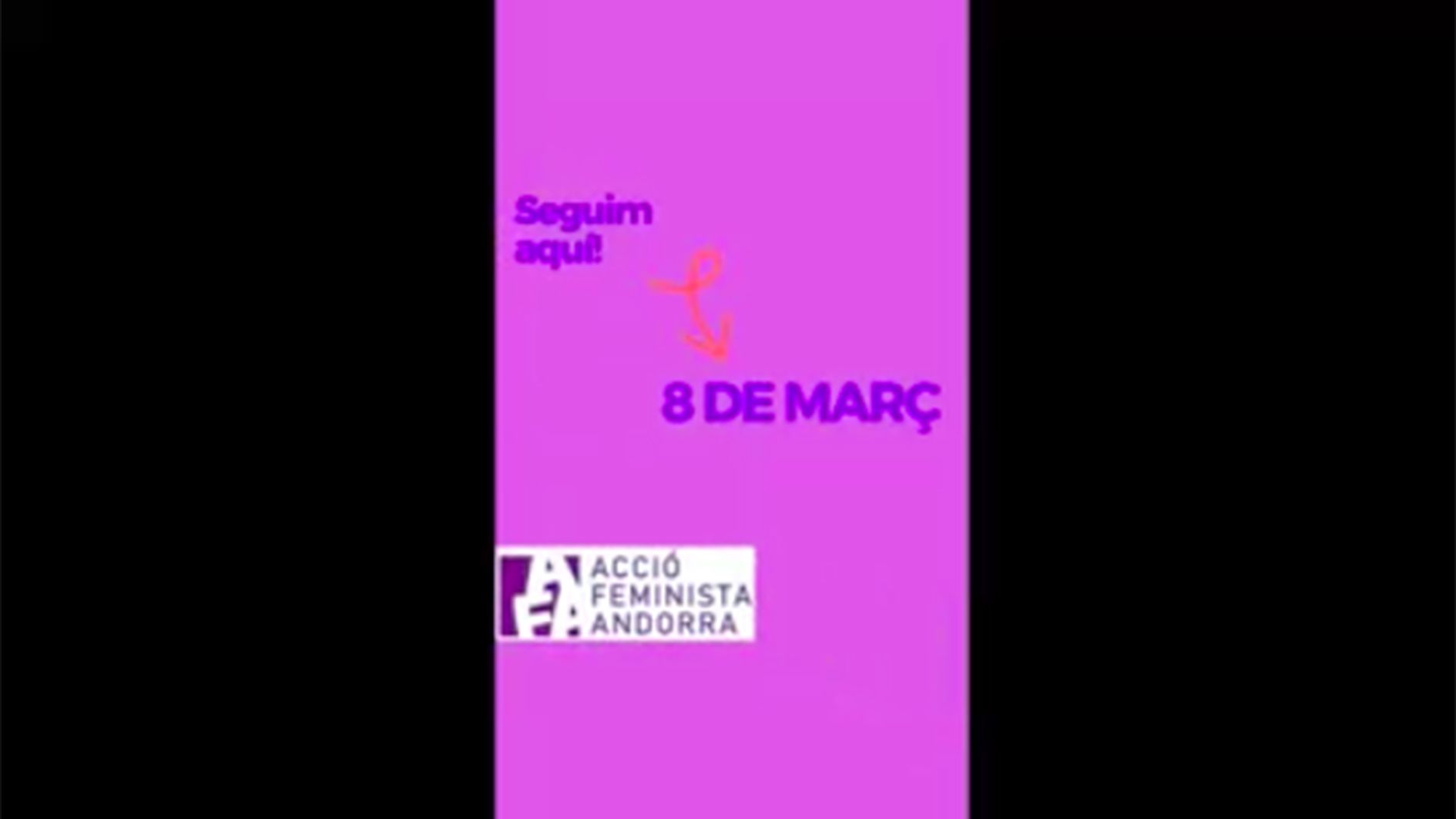 Acció Feminista vindica la igualtat efectiva al tomb del 8-M.