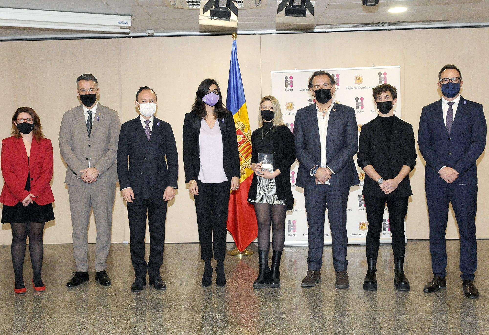 Els assistent al lliurament del guardó.