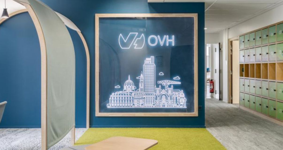 Oficines de l'empresa OVHcloud.