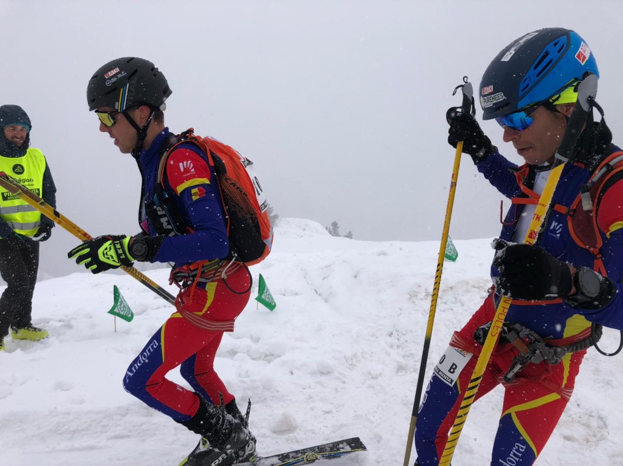 Sergi Casabella i Gerber Martin duranl la cursa.