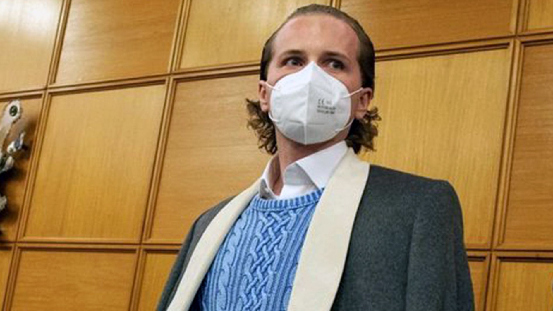 Hendrik Holt durant una de les compareixences judicials posteriors a la seva detenció.