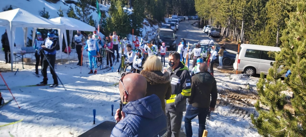 Els participants, abans de la sortida d'una de les curses.