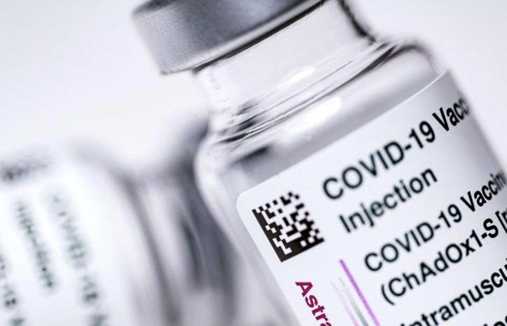 Un vial d'AstraZeneca.