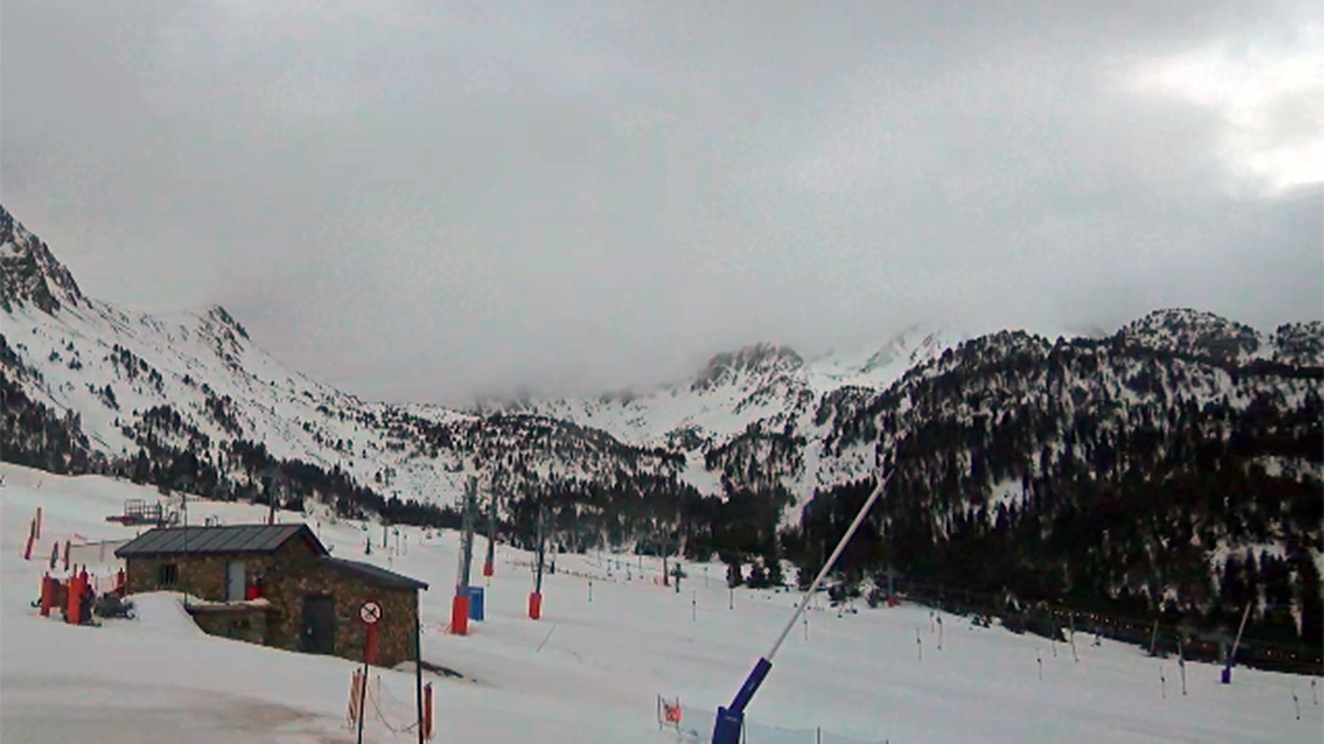 Una imatge de Grau Roig, aquesta tarda. Una imatge de Grau Roig, aquesta tarda.