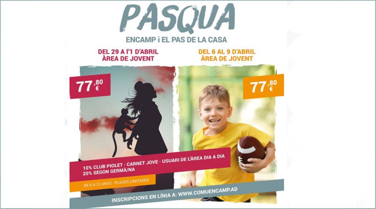 Cartell anunciador de les activitats.