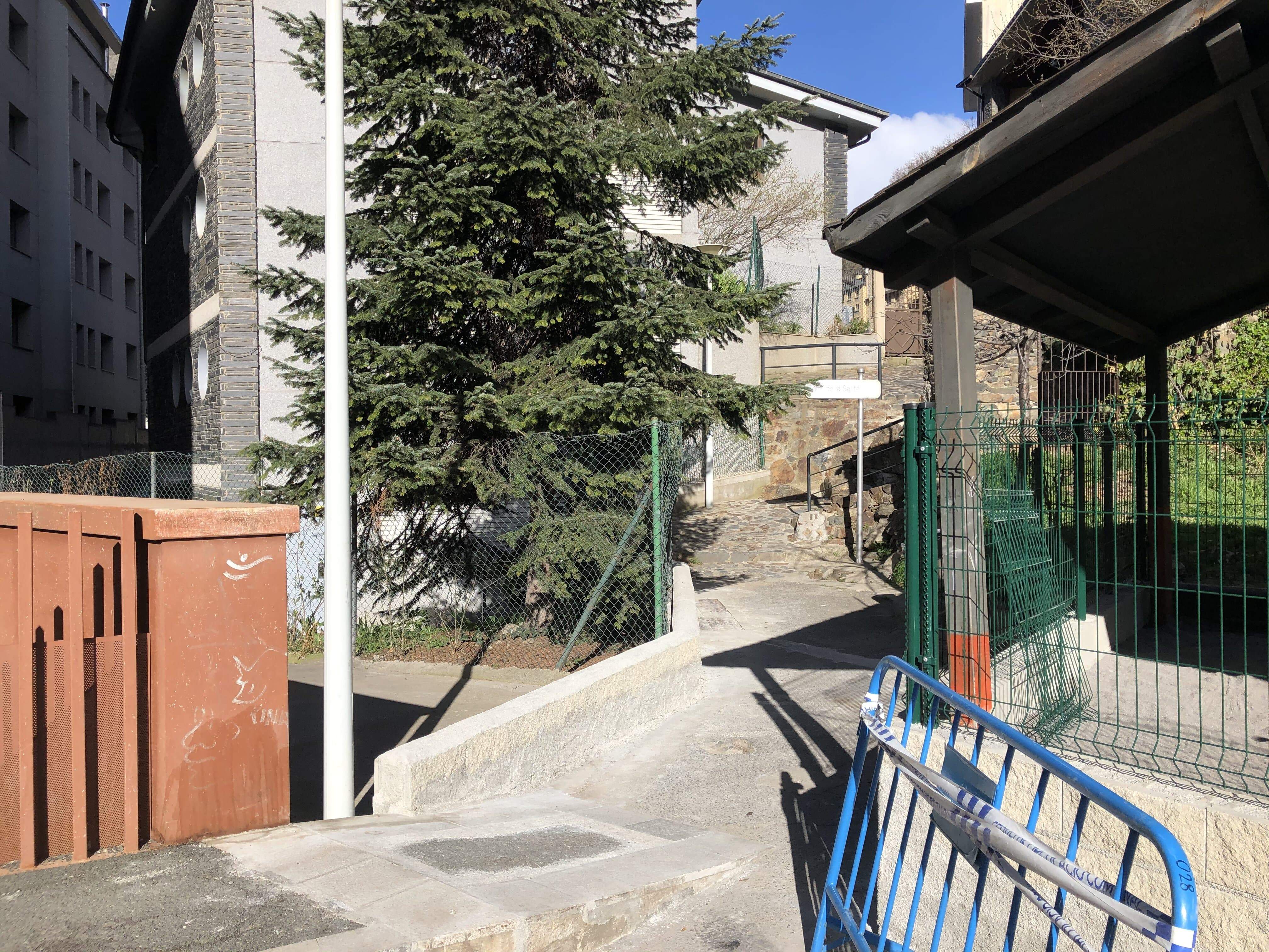 Zona del parc de la Mola on es situarà el pipicà