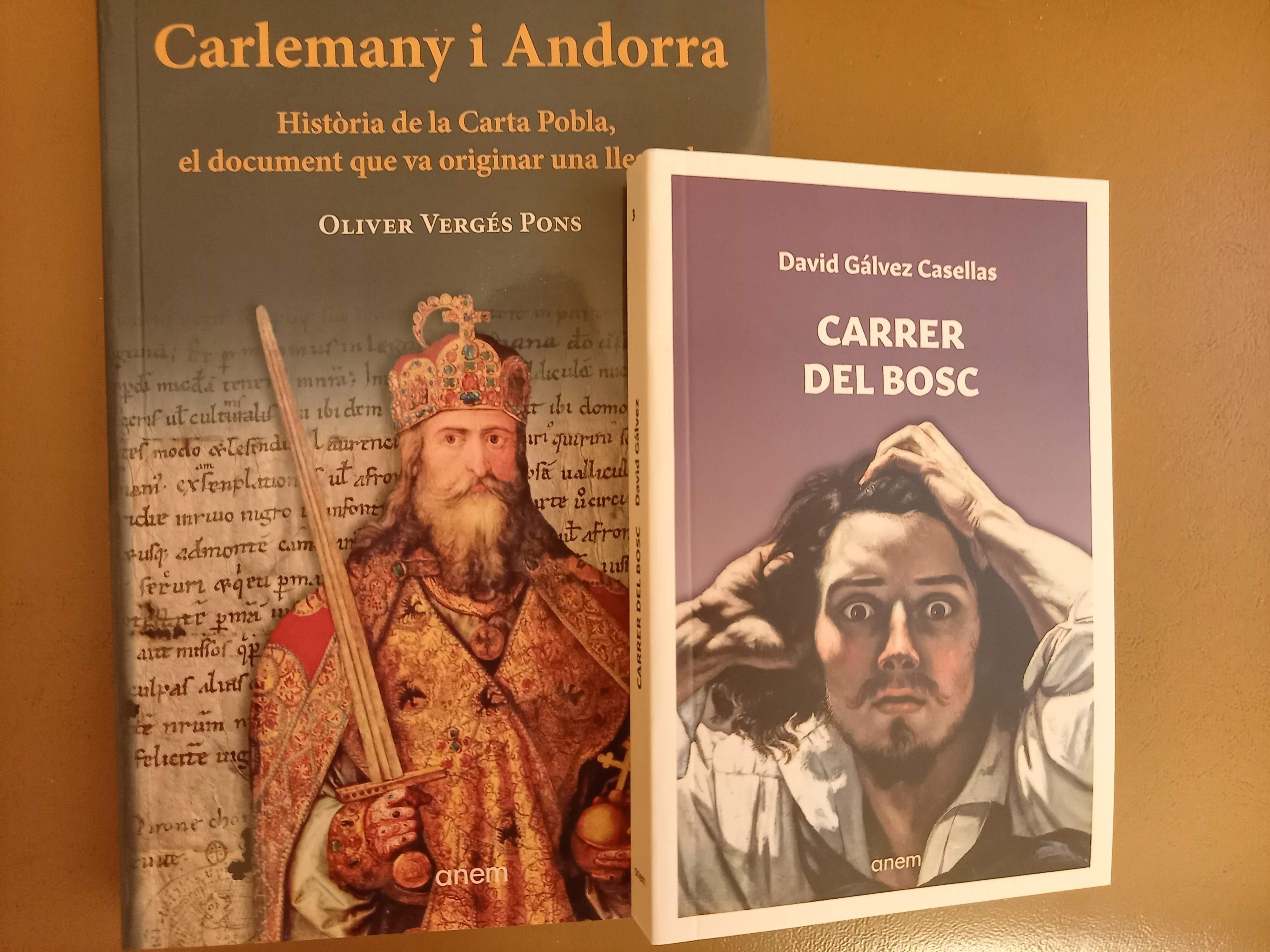 Els dos llibres d'Anem Editoris que arriben aquesta setmana a les llibreries.